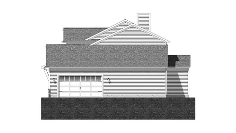 The Hopewell house plan, exterior view 2